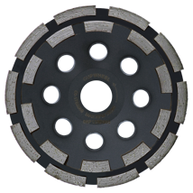 Diamond cup wheel double row Ø125-22,23mm