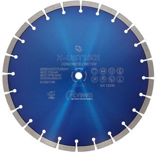 Diamond cutting disc X-UST1801 Ø200-2,4-22,23mm