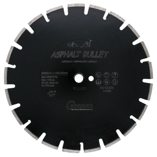 Diamantzaag asfalt Bullet-X Ø400-3,2-20,00mm