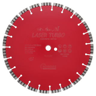 Diamond cutting disc LASER/TURBO Ø230-2,6-22,23mm
